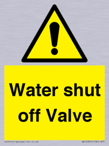 Water shut off Valve